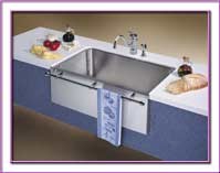 concrete w sink